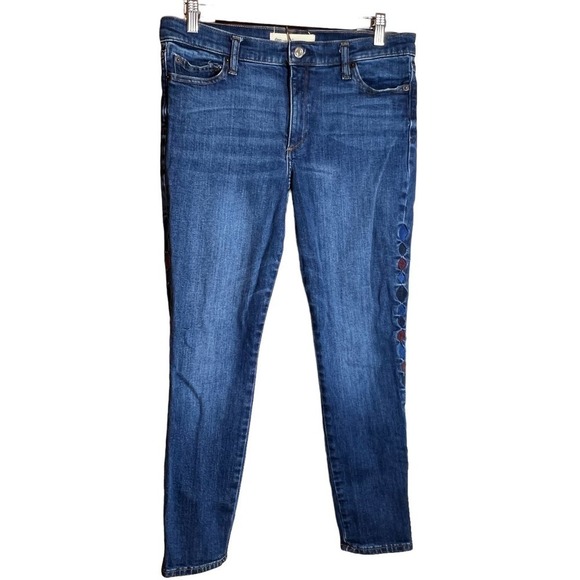 GAP MEDIUM WASH TRUE SKINNY‎ MONACO ANKLE JEANS WOMEN'S SIZE 10 - Picture 1 of 11